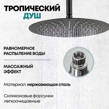 Душевая система скрытого монтажа Grocenberg GB5099BL-2