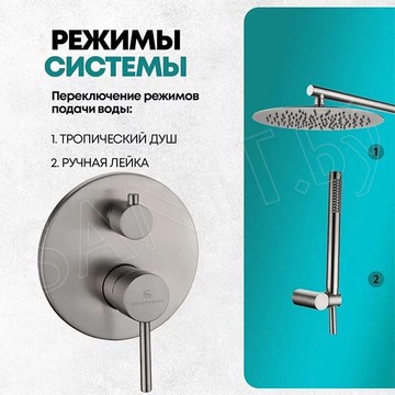 Душевая система скрытого монтажа Grocenberg GB5099NK-3