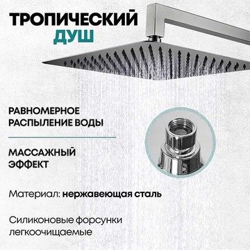 Душевая система скрытого монтажа Grocenberg GB5089BG-1