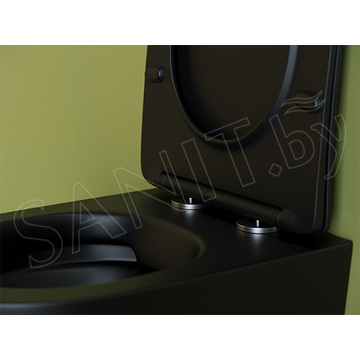 Подвесной унитаз CeramicaNova Uno CN11001MB Rimless Soft Close