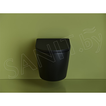 Подвесной унитаз CeramicaNova Uno CN11001MB Rimless Soft Close