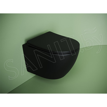 Подвесной унитаз CeramicaNova Uno Торнадо CN11001TMB Soft Close