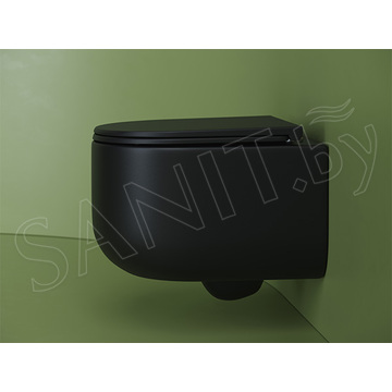 Подвесной унитаз CeramicaNova Ulma CN4006MB Rimless Soft Close
