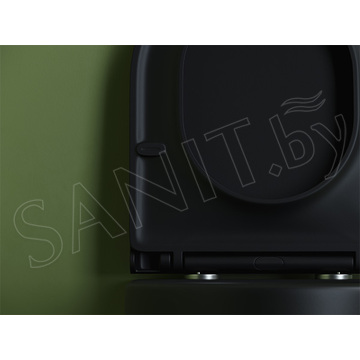 Подвесной унитаз CeramicaNova Ulma CN4006MB Rimless Soft Close