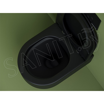 Подвесной унитаз CeramicaNova Ulma CN4006MB Rimless Soft Close