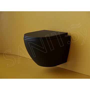 Подвесной унитаз CeramicaNova Metropol Торнадо CN4002TMB Soft Close