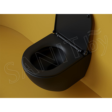 Подвесной унитаз CeramicaNova Metropol Торнадо CN4002TMB Soft Close
