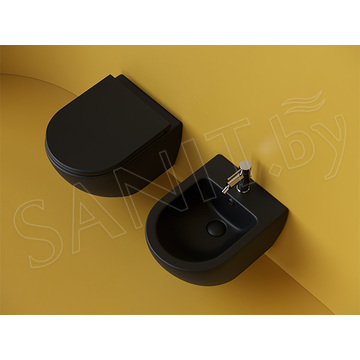 Подвесной унитаз CeramicaNova Metropol Торнадо CN4002TMB Soft Close