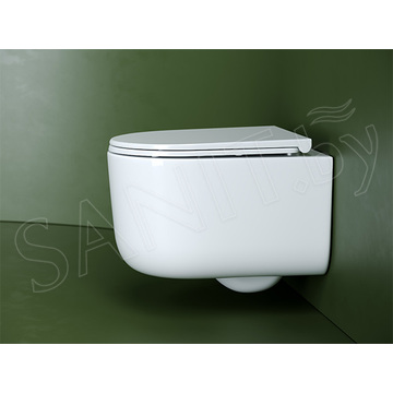Подвесной унитаз CeramicaNova Ulma Торнадо CN4006T Soft Close