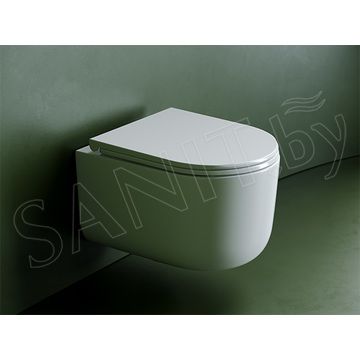 Подвесной унитаз CeramicaNova Ulma Торнадо CN4006T Soft Close