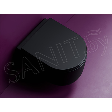 Подвесной унитаз CeramicaNova Ulma Торнадо CN4006TMB Soft Close