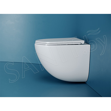 Подвесной унитаз CeramicaNova Vogue Торнадо CN4008T Soft Close