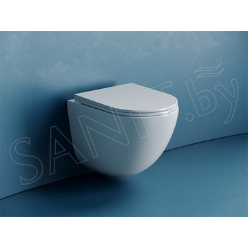 Подвесной унитаз CeramicaNova Vogue Торнадо CN4008T Soft Close