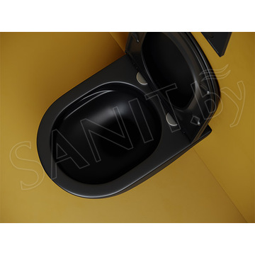 Подвесной унитаз CeramicaNova Vogue Торнадо CN4008TMB Soft Close