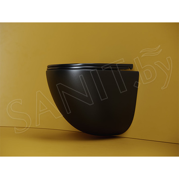 Подвесной унитаз CeramicaNova Vogue Торнадо CN4008TMB Soft Close