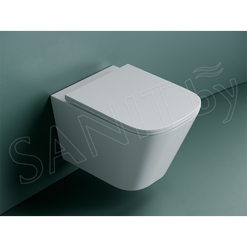 Подвесной унитаз CeramicaNova Union Торнадо CN4009T Soft Close