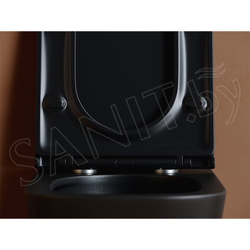 Подвесной унитаз CeramicaNova Union Торнадо CN4009TMB Soft Close