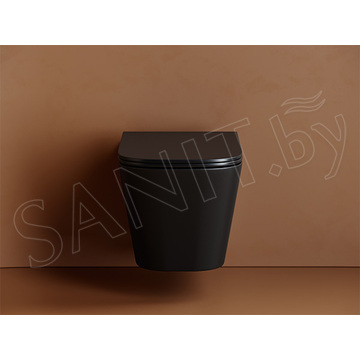 Подвесной унитаз CeramicaNova Union Торнадо CN4009TMB Soft Close
