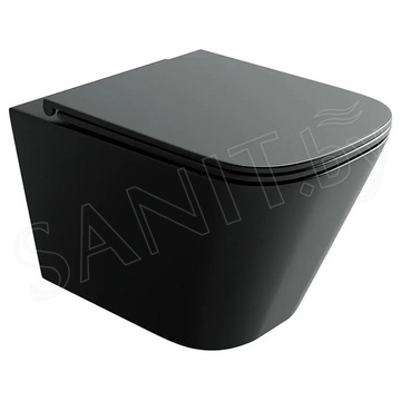 Подвесной унитаз CeramicaNova Union Торнадо CN4009TMB Soft Close