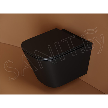 Подвесной унитаз CeramicaNova Union Торнадо CN4009TMB Soft Close
