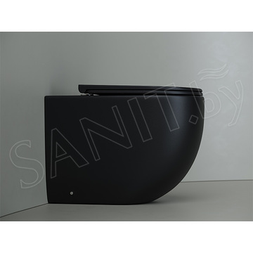 Приставной унитаз CeramicaNova Metropol CN4004MB Rimless Soft Close