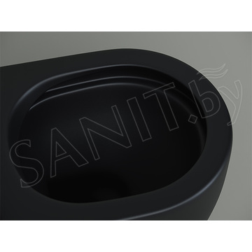 Приставной унитаз CeramicaNova Metropol CN4004MB Rimless Soft Close