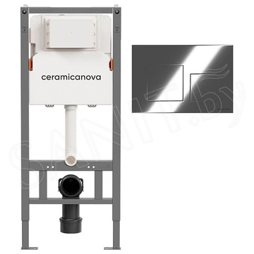 Инсталляция для подвесного унитаза CeramicaNova Balance CN121002CH 3 в 1