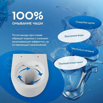 Подвесной унитаз Amore di Mare Delio P203