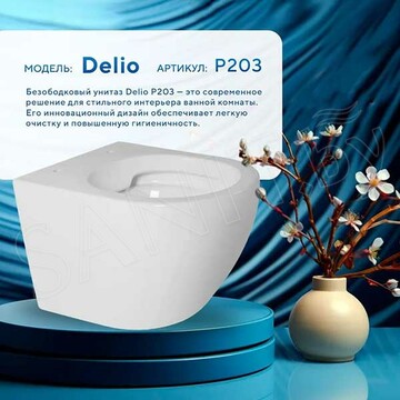Подвесной унитаз Amore di Mare Delio P203