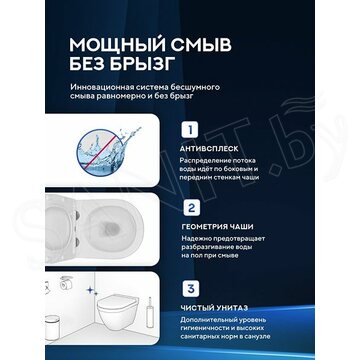 Подвесной унитаз Amore di Mare Delio Silver Line P203S
