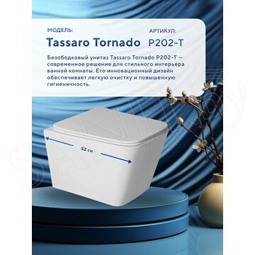 Подвесной унитаз Amore di Mare Tassaro Tornado P202-T