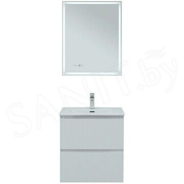 Тумба под умывальник Aquanet Джейн 60 / 70 / 80 / 90 / 100 Flat белый матовый