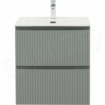 Тумба под умывальник Aquanet Джейн 60 / 70 / 80 / 90 / 100 Flat мисти грин