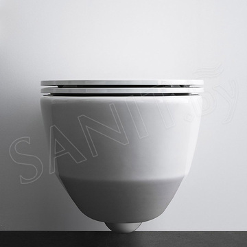 Комплект инсталляции Viega Prevista Dry WC 771973 с кнопкой Visign for Life 6 и унитазом Laufen Pro Rimless 820966 Slim Soft Close