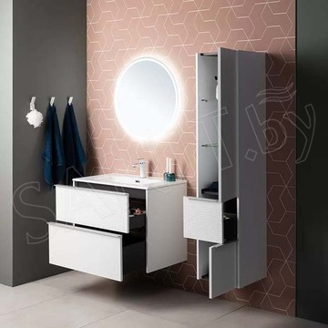 Пенал Aquanet Вита 35 белый матовый