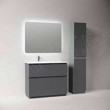 Тумба под умывальник Sancos Folk Floor Grey soft левая