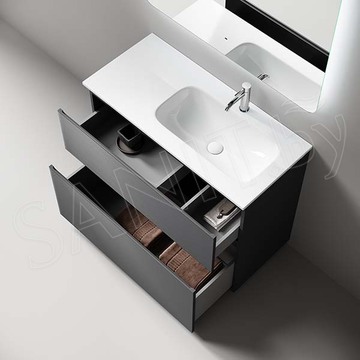 Тумба под умывальник Sancos Folk Floor Grey soft левая