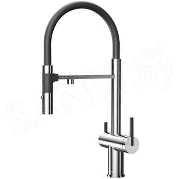 Смеситель для кухонной мойки Paulmark Gravity Gr213188-NI / Gr213188-CR с подключением к фильтру воды