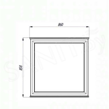 Зеркало Акватон Беатриче 85 1A191802BEM60 / 105 1A187302BEM60