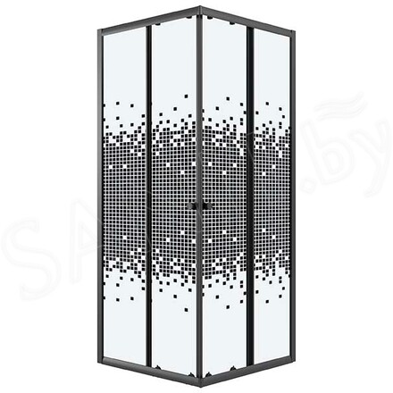 Душевой уголок Niagara Eco NG-1008-14Q / NG-1009-14Q / NG-1010-14Q Black