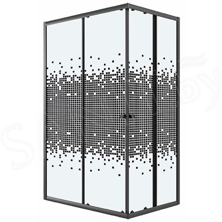 Душевой уголок Niagara Eco NG-1012-14Q / NG-1018-14Q Black