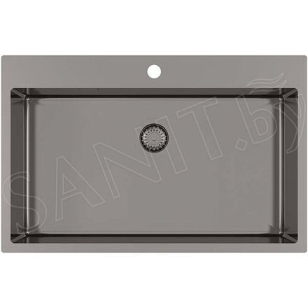Кухонная мойка AquaSanita Steel Air 100 M-T graphite
