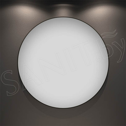 Зеркало Wellsee 7 Rays' Spectrum круглое черный контур