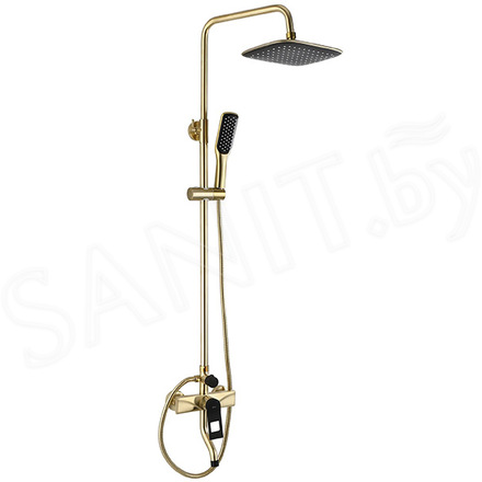 Душевая стойка Rea Soul Gold Matt Black REA-B9962