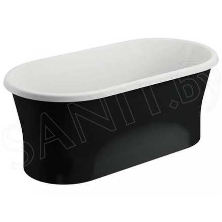 Акриловая ванна Polimat Amona New черный матовый