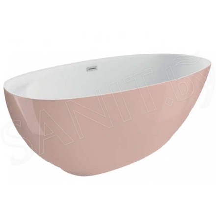 Акриловая ванна Polimat Kivi розовая