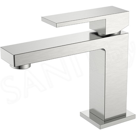 Смеситель для умывальника Boheme Qubic Brushed Nickel 471-NB