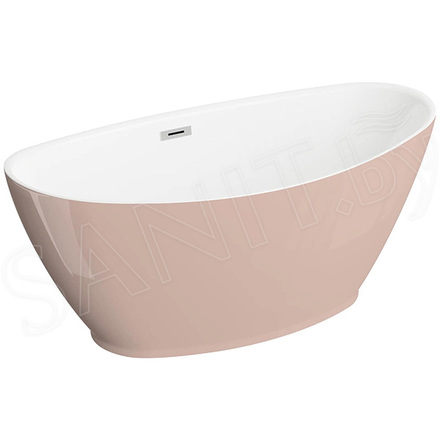Акриловая ванна Polimat Mango розовая