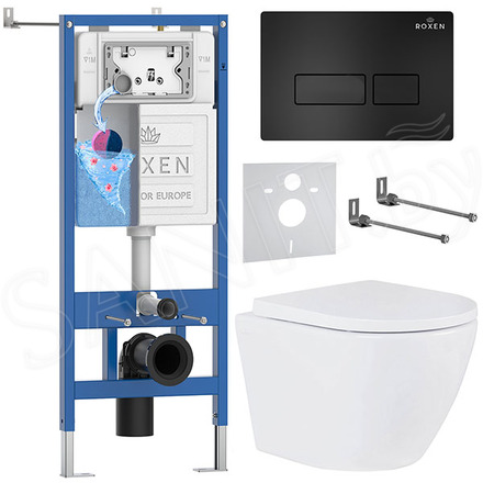 Комплект инсталляции 6 в 1 Roxen StounFix Dual Fresh 579124 с аромадозатором