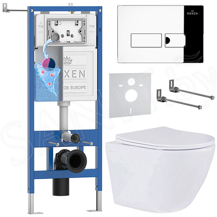 Комплект инсталляции 6 в 1 Roxen StounFix Dual Fresh 583589 с аромадозатором